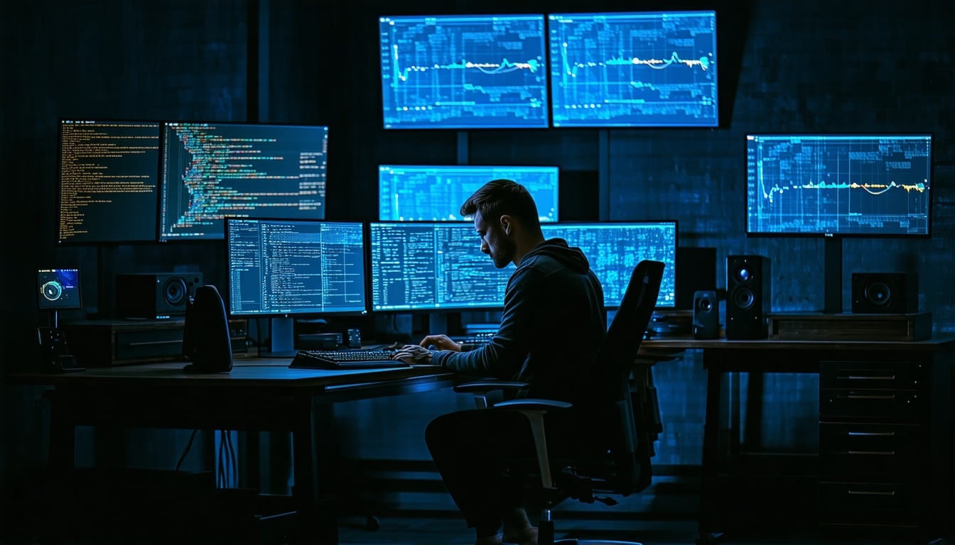 Cyber analyst investigating evasive malware