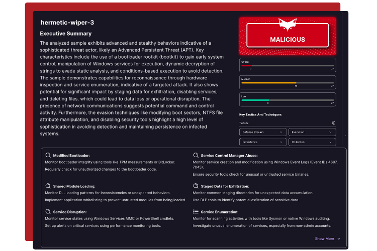 Executive Threat Reports