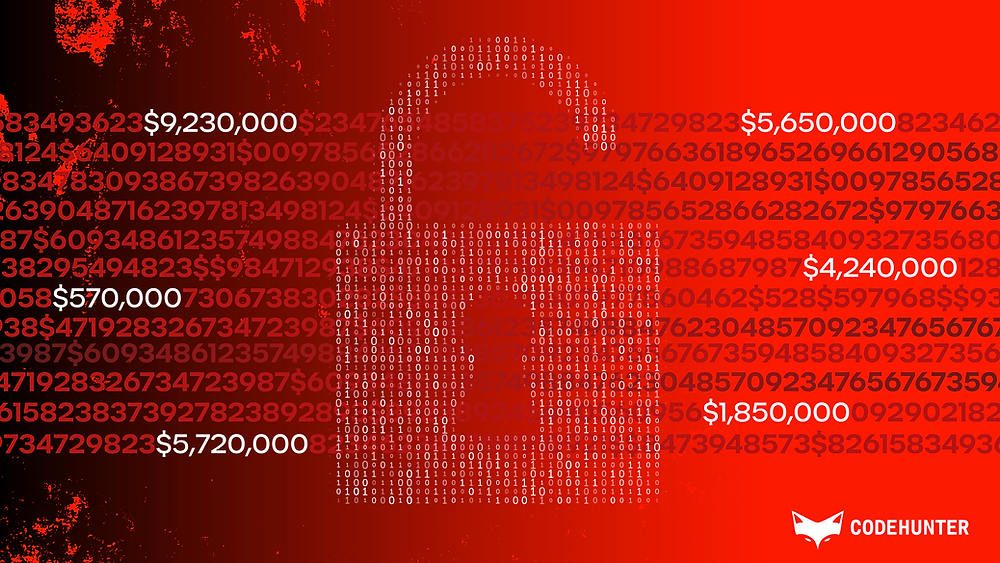 Lock outline made of code