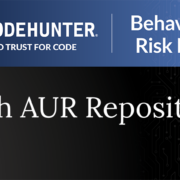 CodeHunter Behavioral Risk Brief cover for Arch AUR Repository, August 2026