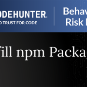 CodeHunter Behavioral Risk Brief cover for Joyfill npm Packages, July 2026